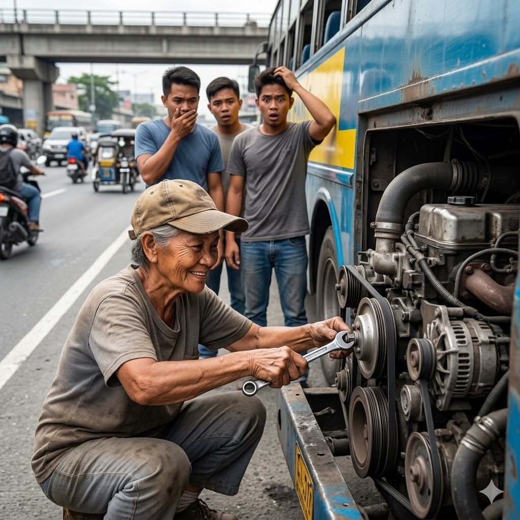 NAGREKLAMO ANG ISANG SOSYAL NA PASAHERO DAHIL SA AMOY NG BAYONG NG MATANDANG KATABI NIYA SA AIRCON BUS—PERO NANG MASIRAAN SILA SA GITNA NG GUBAT, ANG MATANDANG HINAMAK NIYA ANG NAGLIGTAS SA LAHAT