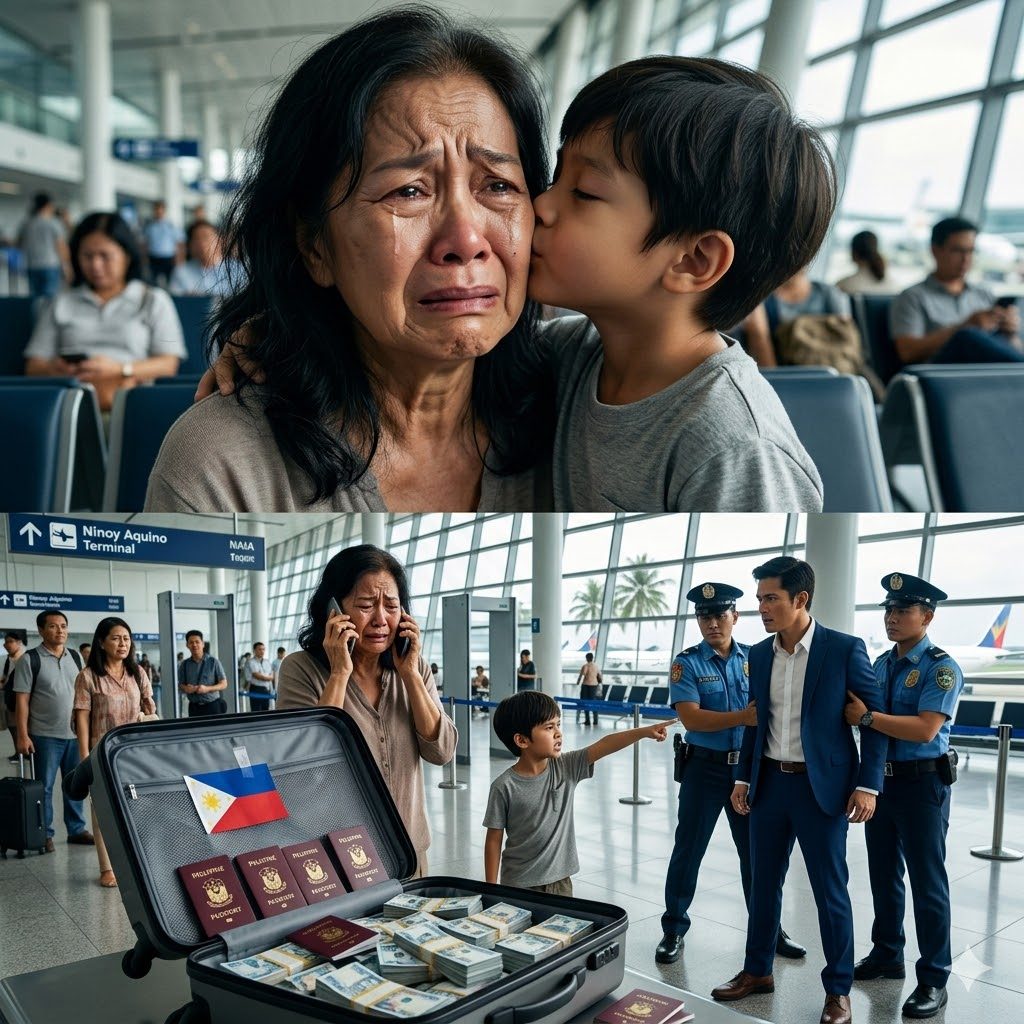 SA AIRPORT, BULONG NG ANAK: “NAY, HUWAG KANG UMUWI!”—10 MINUTO PAGKALIPAS, ISANG LIHIM ANG NABUKSAN